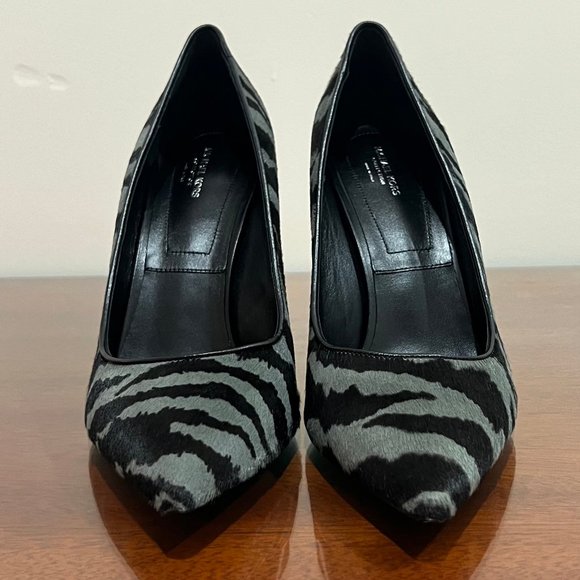 NIB Michael Kors Collection Gretel Tiger Calf Hair Pump - Picture 6 of 16